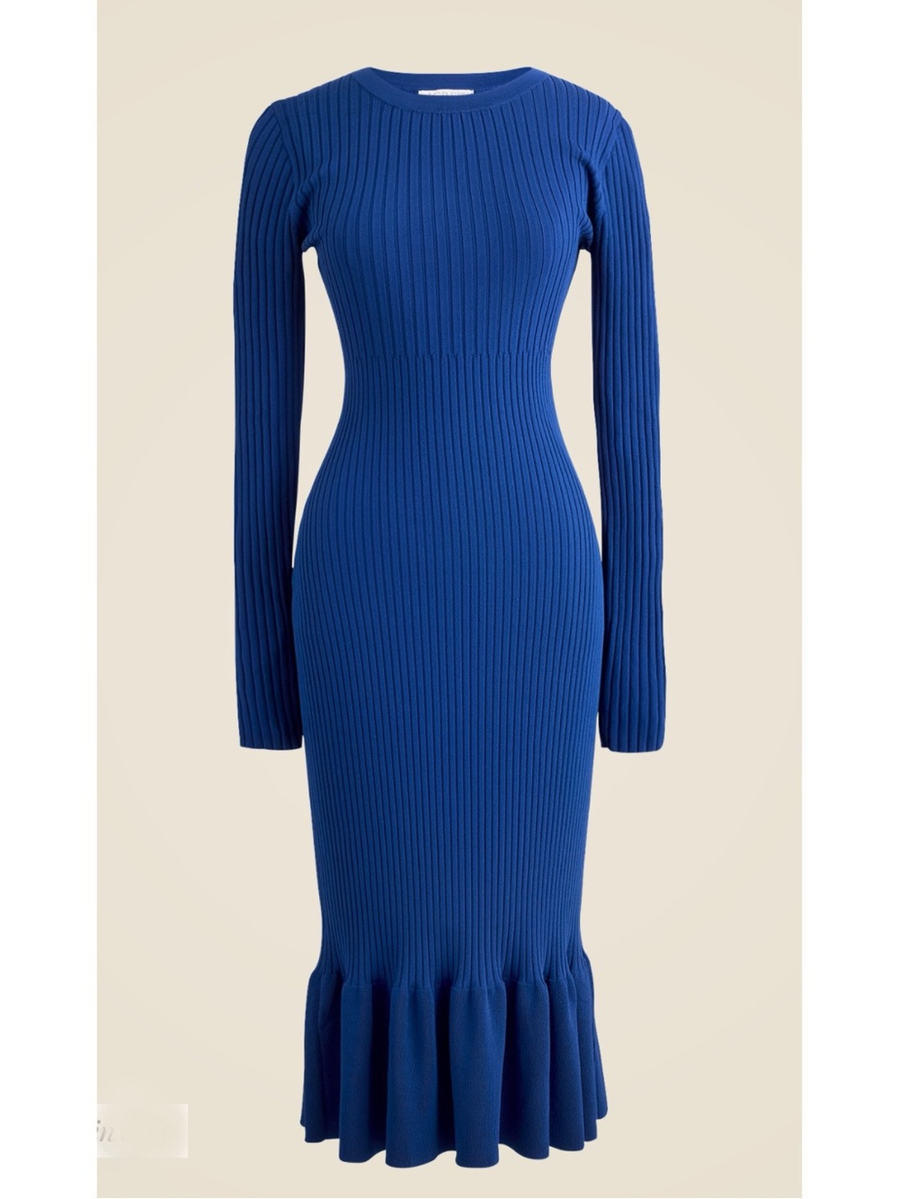 J. Crew Super-stretch Ruffle Sweater-dress - Picture 3 of 8